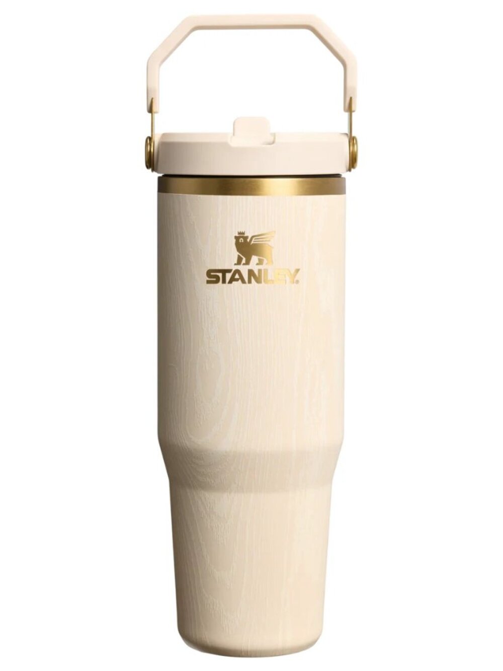 The Stanley IceFlow Flip Straw Active Hydration Tumbler | 30 OZ Birch Woodgrain
